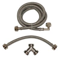6 ft. Steam Dryer Water Supply Installation Kit with Elbow
