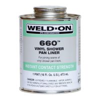 Weld-On Shower Pan Solvent - PVC - Pint